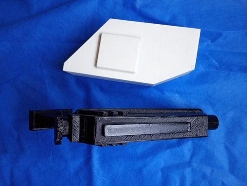 Blaster C17 Clon Trooper Guerras Clones 3d Disfraz O Cosplay Negro Unico