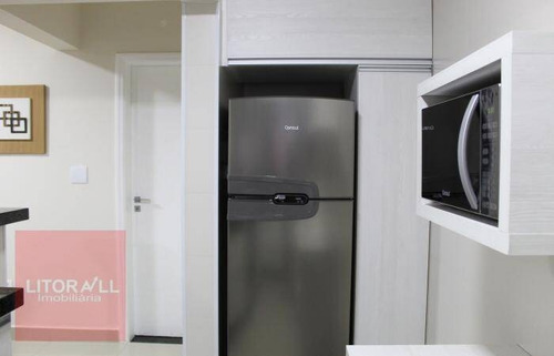 Imagem 4 de 17 de Apartamento Com 1 Dormitório À Venda, 55 M² Por R$ 220.000 - Aviação - Praia Grande/sp - Ap0297