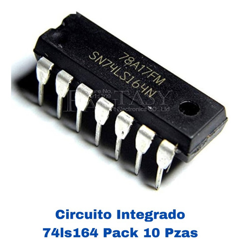 Circuito Integrado 74ls164 Pack 10 Pzas