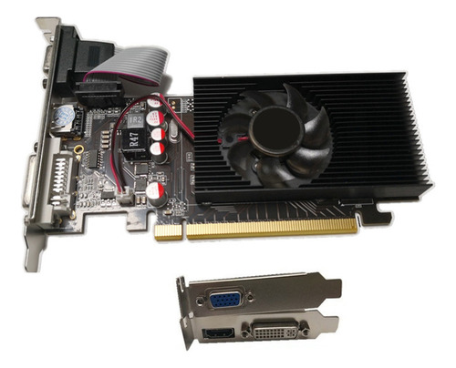 Placa Gráfica Gt210 1gb Ddr2 De 64 Bits Compatível Com Pcie