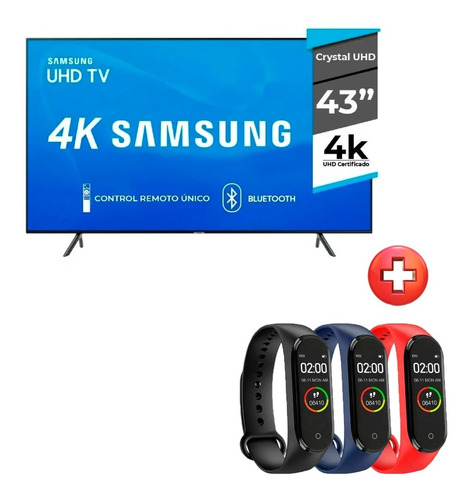 Smart Tv Led Samsung 43 Uhd 4k Gti Ofi + Smartwatch