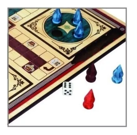 Jogo Ludo Tabuleiro Educativo Madeira MDF Clássico Sapinhos Para