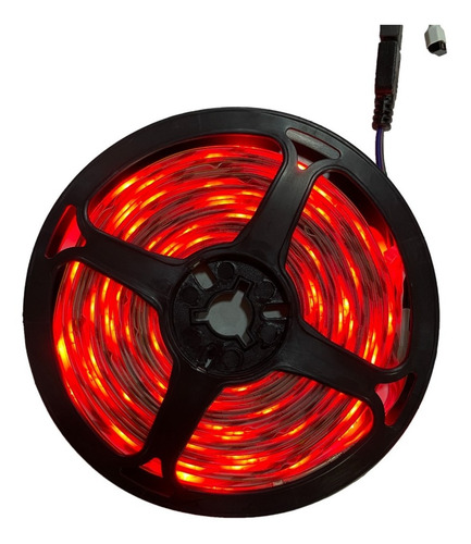 Imagen 3 de 10 de Cinta Luz Led Rgb 5m Adaptador De Corriente + Control Remoto