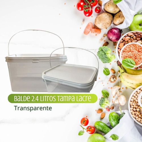 Pote Tupperware 2.4 Litros 30 Pçs