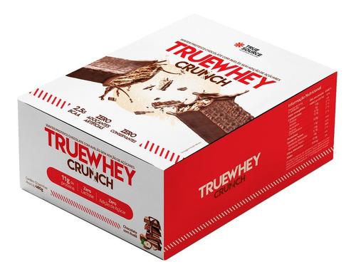 Suplemento Em Wafer True Source Whey Crunch - Proteínas Em Display De 480ml 12 Un