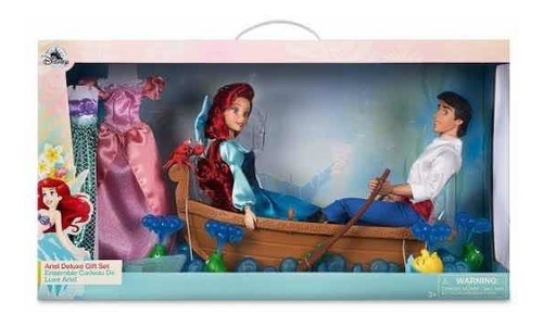 Set Kiss The Girl Canoa Sirenita Ariel Disney Store Original