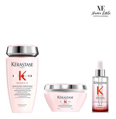 Kerastase Genesis Pack Shampo + Mascara+ Serum