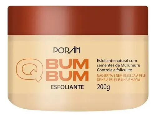 Esfoliante Para O Bumbum natural Q Bum Bum Porán 200g