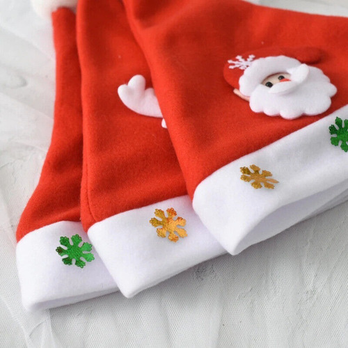 Imagen 4 de 8 de 4 Gorros De Navidad Papa Noel Con Luces Led