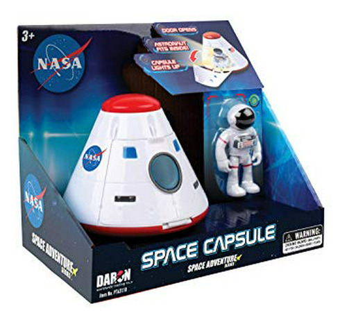 Cápsula Espacial Nasa Con Luces Y Figura