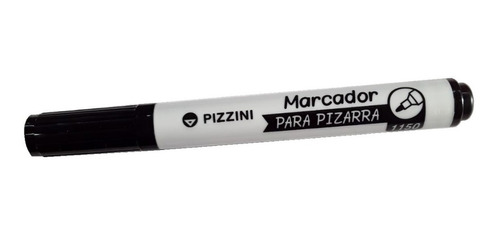 Marcador Para Pizarra Pizzini 1150 Punta Redonda Negro