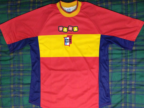 Camiseta Deportivo Español Dana. Año 2002. Talle 4.