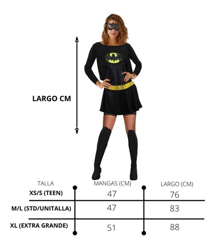 Imagen 2 de 10 de Disfraz Batgirl Deluxe