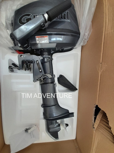 Imagen 3 de 4 de Motor Fuera De Borda 6hp 2 Tiempos Gravital Eje Corto