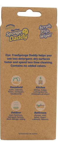 Scrub Daddy Dye Free Sponge Daddy 3 Count, 3 Ct