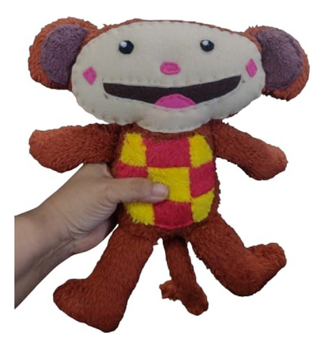 Muñeco No Peluche Baby Tv Artesanal Mono Oliver Monito 