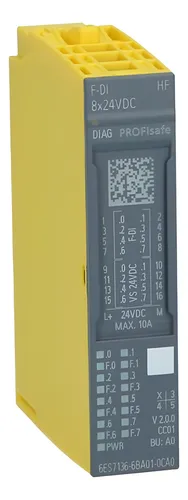 Módulo Para Et200sp 8 Simatic Fd-i 24vd Hf Base Plc Siemens