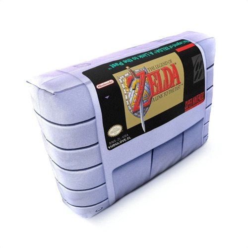Imagen 2 de 4 de Cojín Snes Zelda A Link To The Past 30x20cm Vudú Love