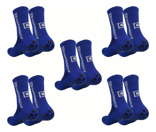 5 Pares De Calcetines Deportivos Azules