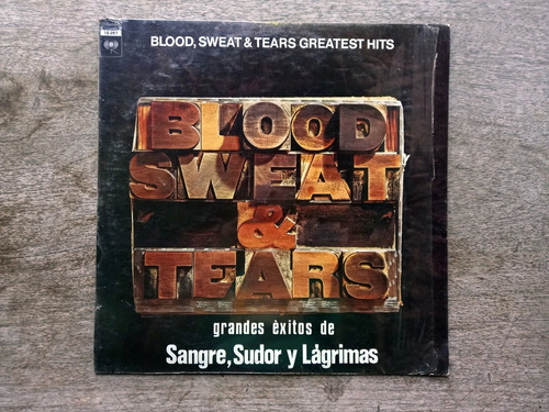 Disco Lp Blood, Sweat & Tears - Greatest Hits (1972) R5