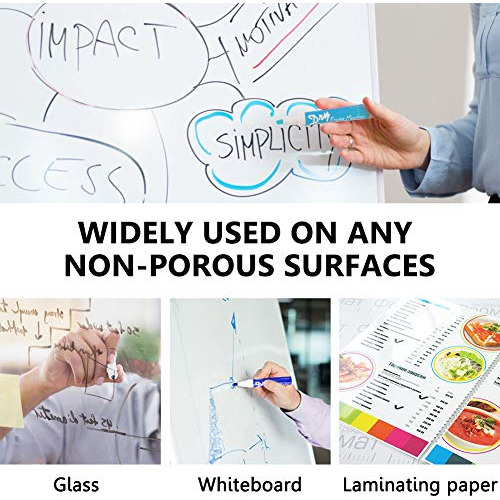 Dry Erase Markers Low Odor Chisel Tip Whiteboard Marker...