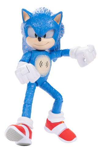 Boneco De Ação Sonic The Hedgehog 3 Ultimate Talking 30cm