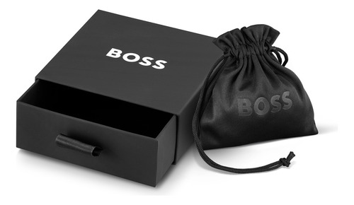 Boss Pulsera Para Hombre De Eslabones 1580511 Color Plateado