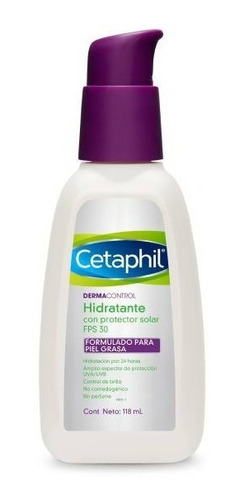 Cetaphil Dermacontrol Fps 30 Hidratante Frasco Con 118 Ml