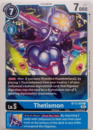 Digimon Tcg Thetismon Bt13-028 U