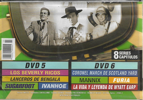 Dvd- 15 Episodios Clasicos Originales De Tv En 4 Discos- Ver