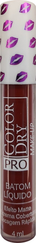 Batom Líquido Color Dry Pro - Efeito Matte - Terracota
