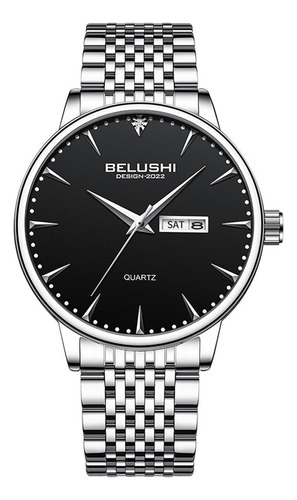 Relógio Belushi Masculino 41mm - Aço Inox - 3atm - Prata