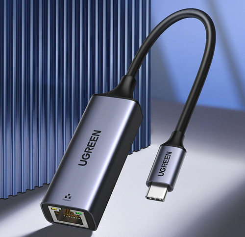 Adaptador Usb 3.1 Ethernet Usb-c Gigabit Rj45 Portable