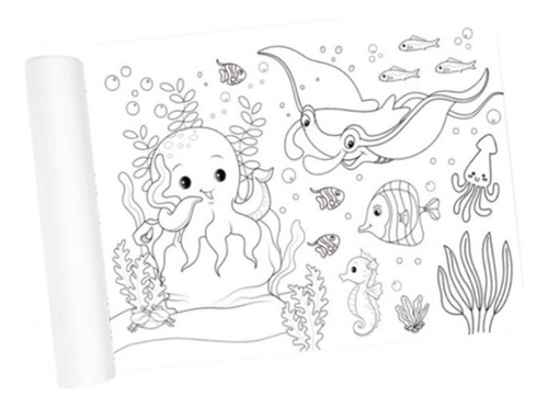 Rollo De Dibujo Para Niños, Rollo De Graffiti De Papel Para
