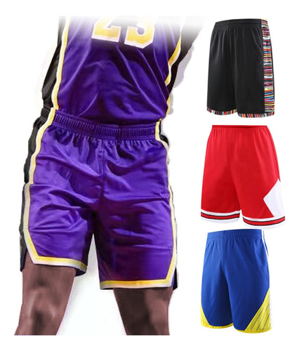 Baloncesto Short Deportivos Transpirable Gym Ejercicio