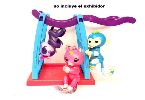 Fingerlings Interactivo Changuito /oso Perezoso/unicornio Morado/fiusha/azul (Usado)