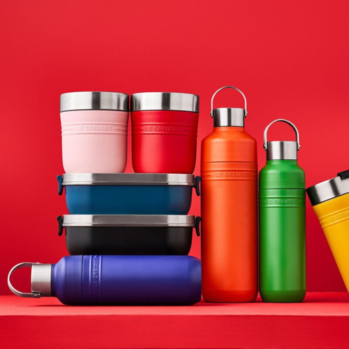 Pote Térmico Inox 500 Ml On The Go Shell Pink Le Creuset