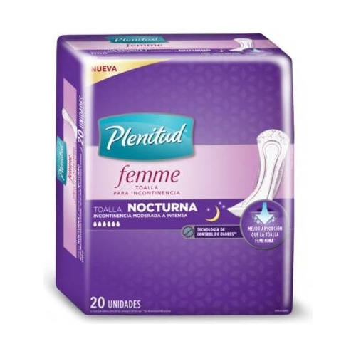 Toalla Femenina Plenitud Femme Nocturna Sin Alas X20