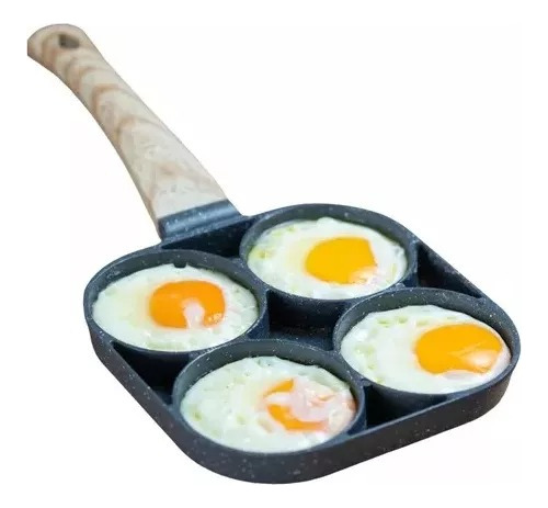 Sartén De 4 Orificios Para Huevos, Omelette, Panqueques, Más