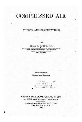 Libro Compressed Air, Theory And Computations - Elmo Harris