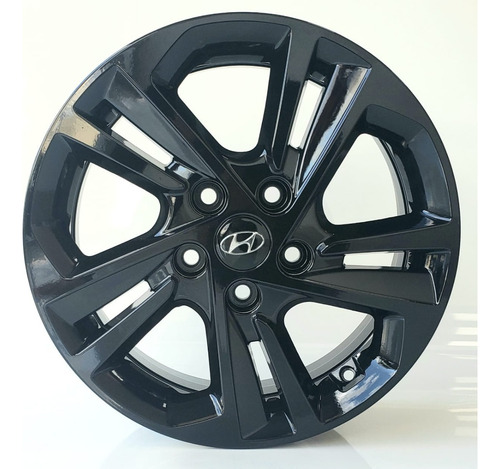 Rodas Hyundai Creta Prestige 2020 (jogo) Aro 16 * +bicos Cor Black