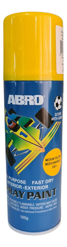 Pintura En Aerosol Marca Abro  Colores 165ml 