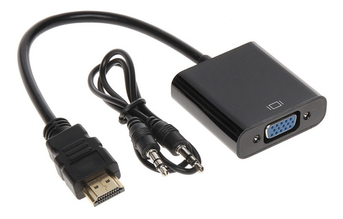 Convertidor De Hdmi A Vga Cable Adaptador Hd 1080p