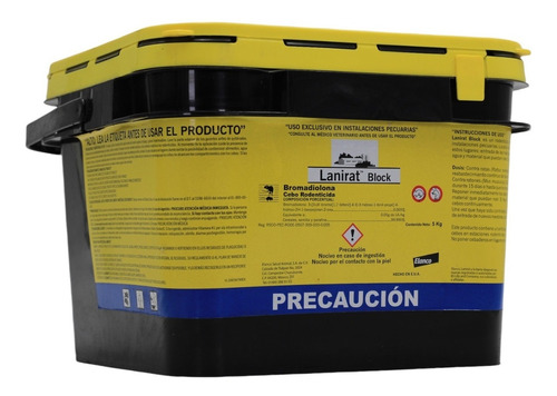 Lanirat Block Rodenticida Control De Plagas 5 Kg Elanco