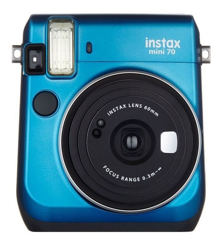 Câmera Instax Mini 70 Instantânea Fujifilm Azul