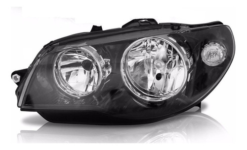 Faros Opticas Fiat Strada Máscara Negra