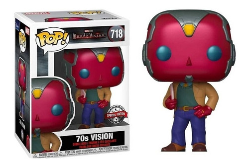 Funko Pop Marvel Wandavision - 70s Vision Special Edition 