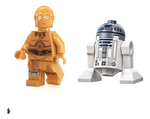 Minifiguras Droides Lego Star Wars, C-3po Y R2-d2 (75136)