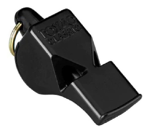 Fox 40 Classic Fire Whistle para acampamento esportivo de emergência, cor preta