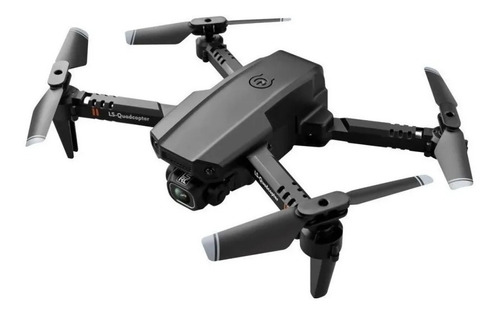 Mini drone Lansenxi LS-XT6 Single camera com câmera FullHD preto 2.4GHz 1 bateria